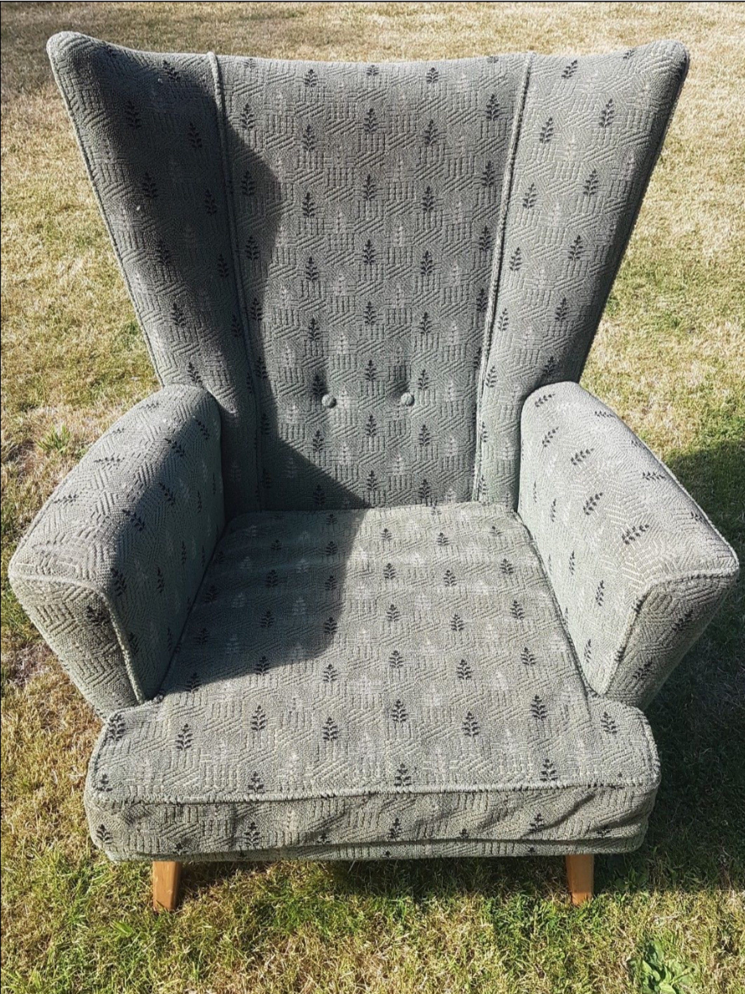 E Gomme Wingback before refurb