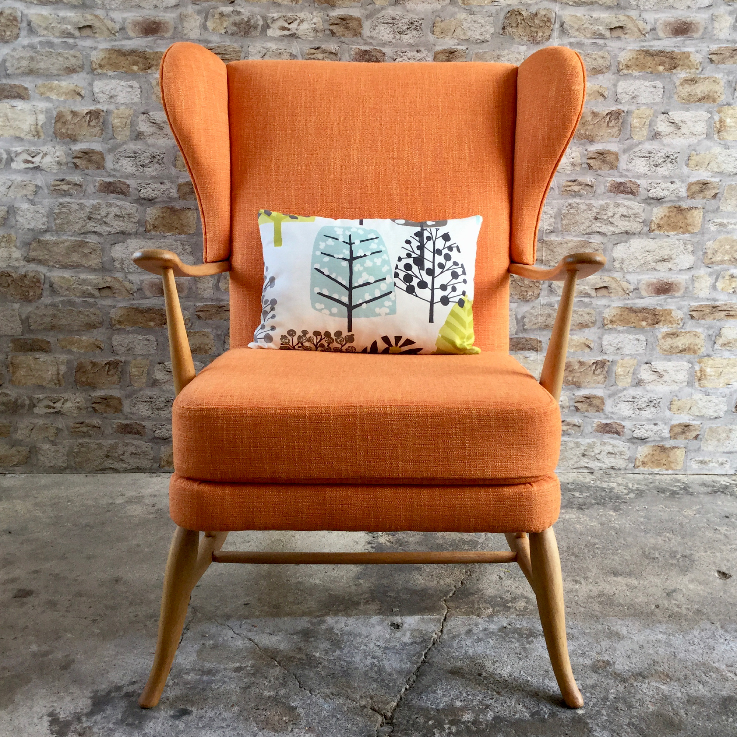 Mid Century Ercol Wingback Chair