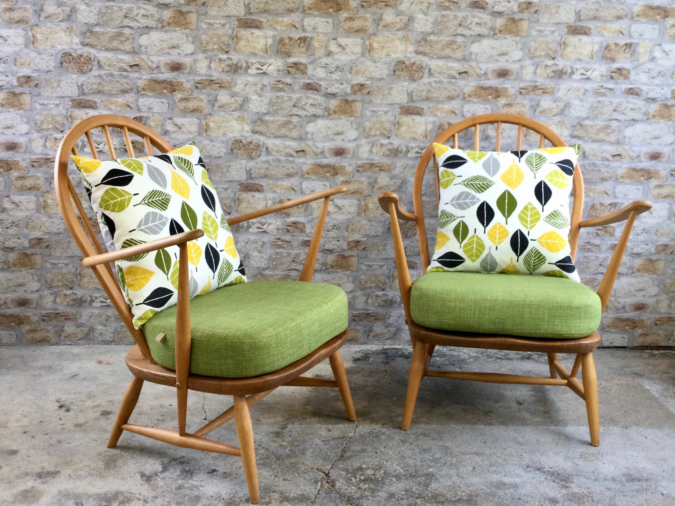 Mid Century Ercol 305 Chairs