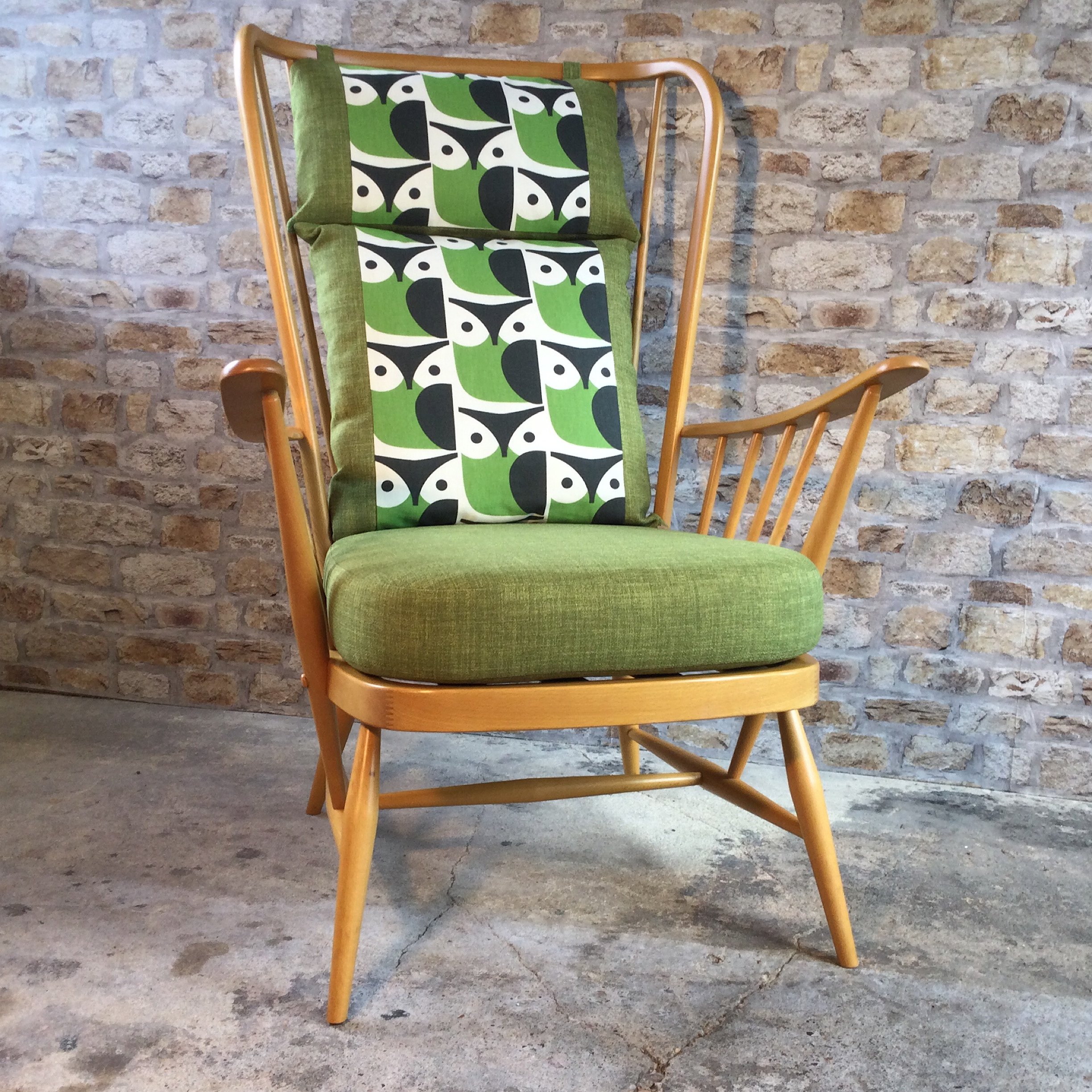 Refurbished 20th Century Ercol Evergreen Chair (Number 1 of 2) Take A Pew