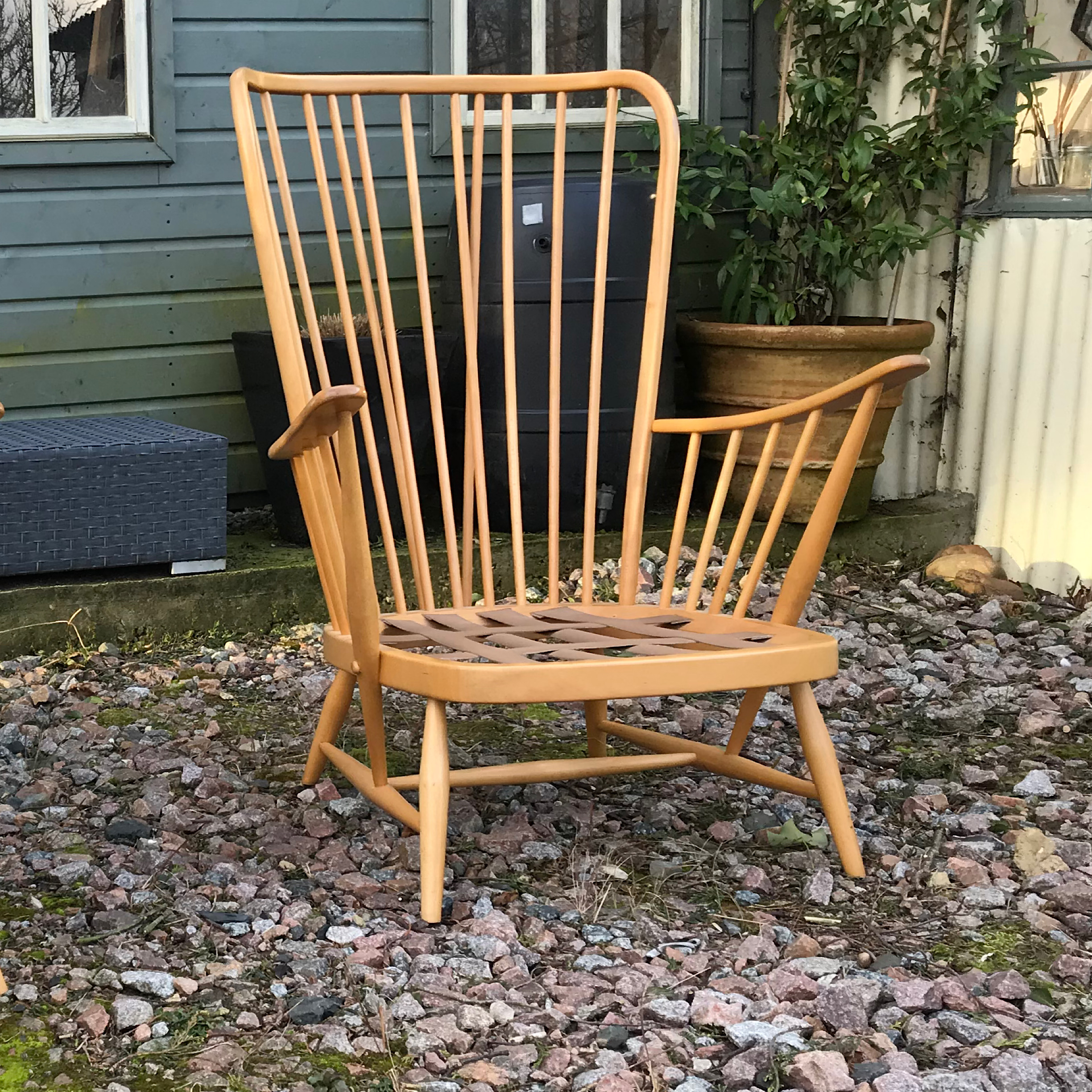 Evergreen Chair before refurb