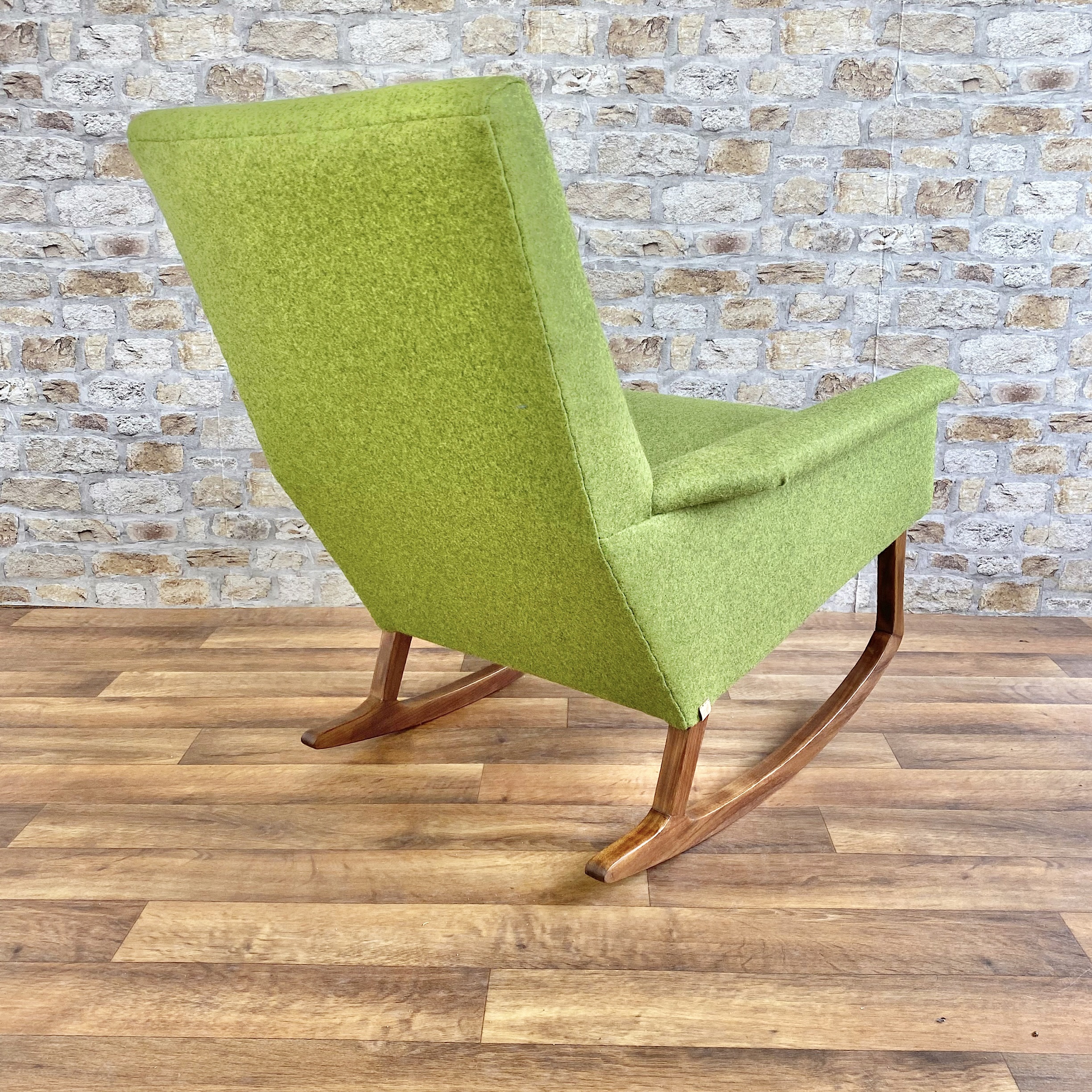 Afromosia Mid Century Rocking Chair