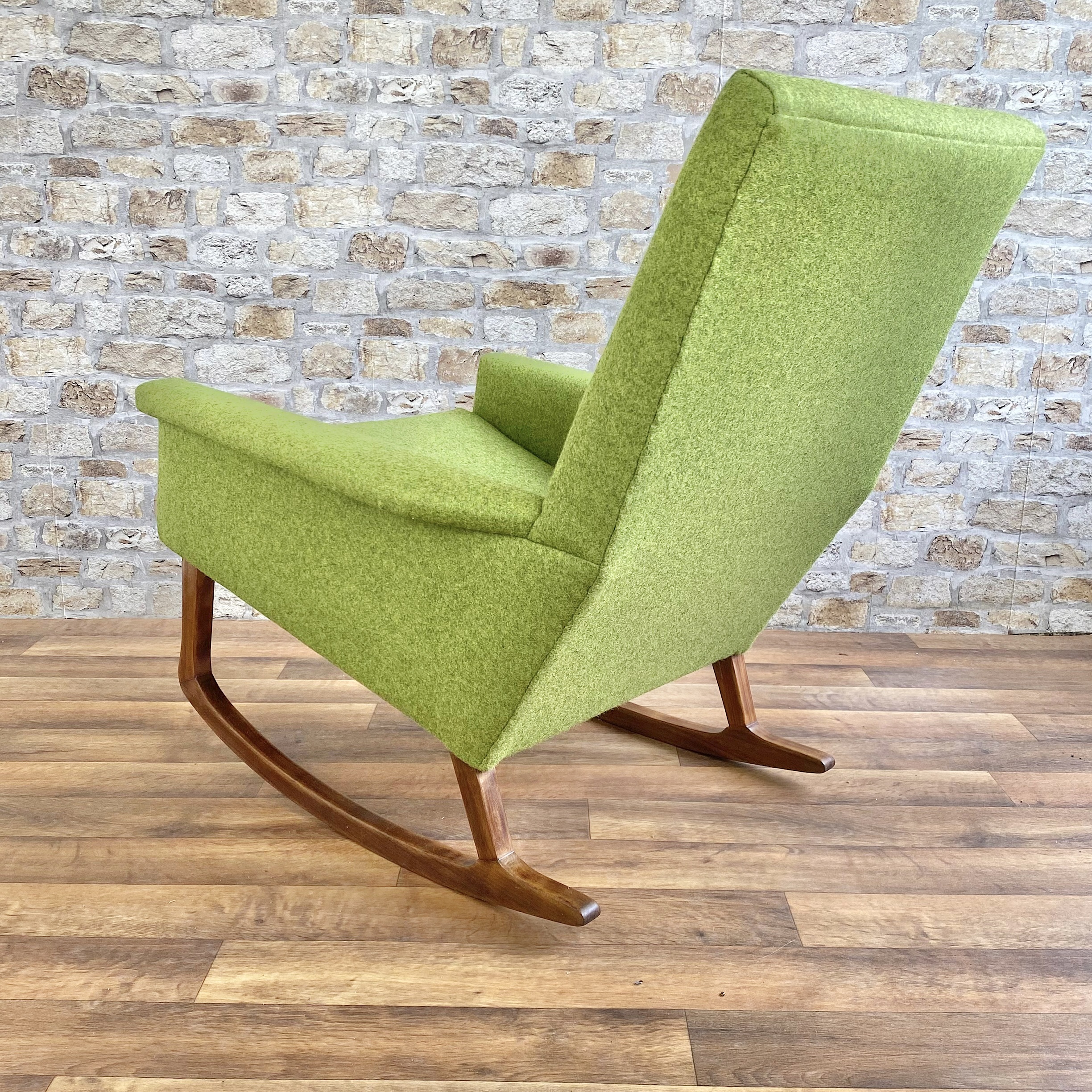 Afromosia Mid Century Rocking Chair