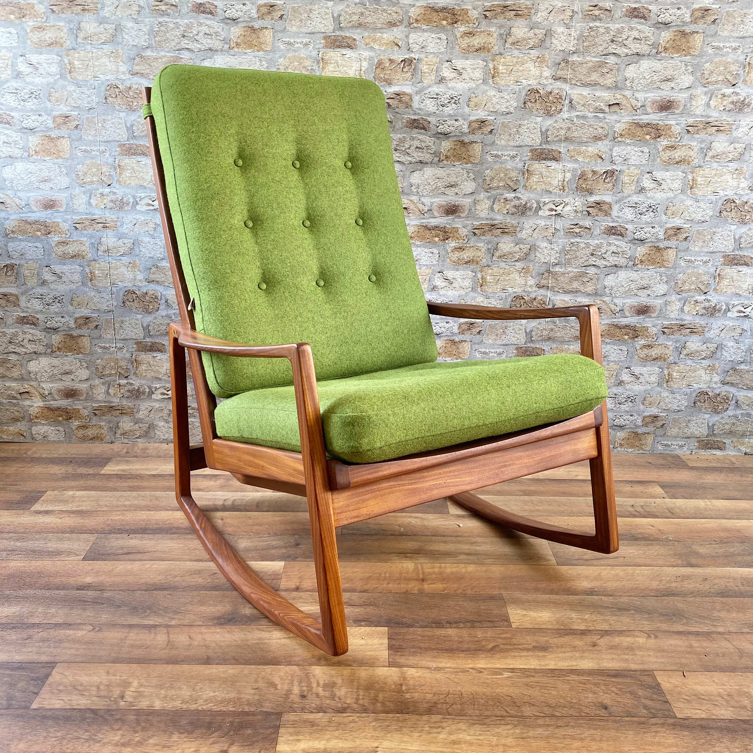 Mid Century Danish Rocking Chair