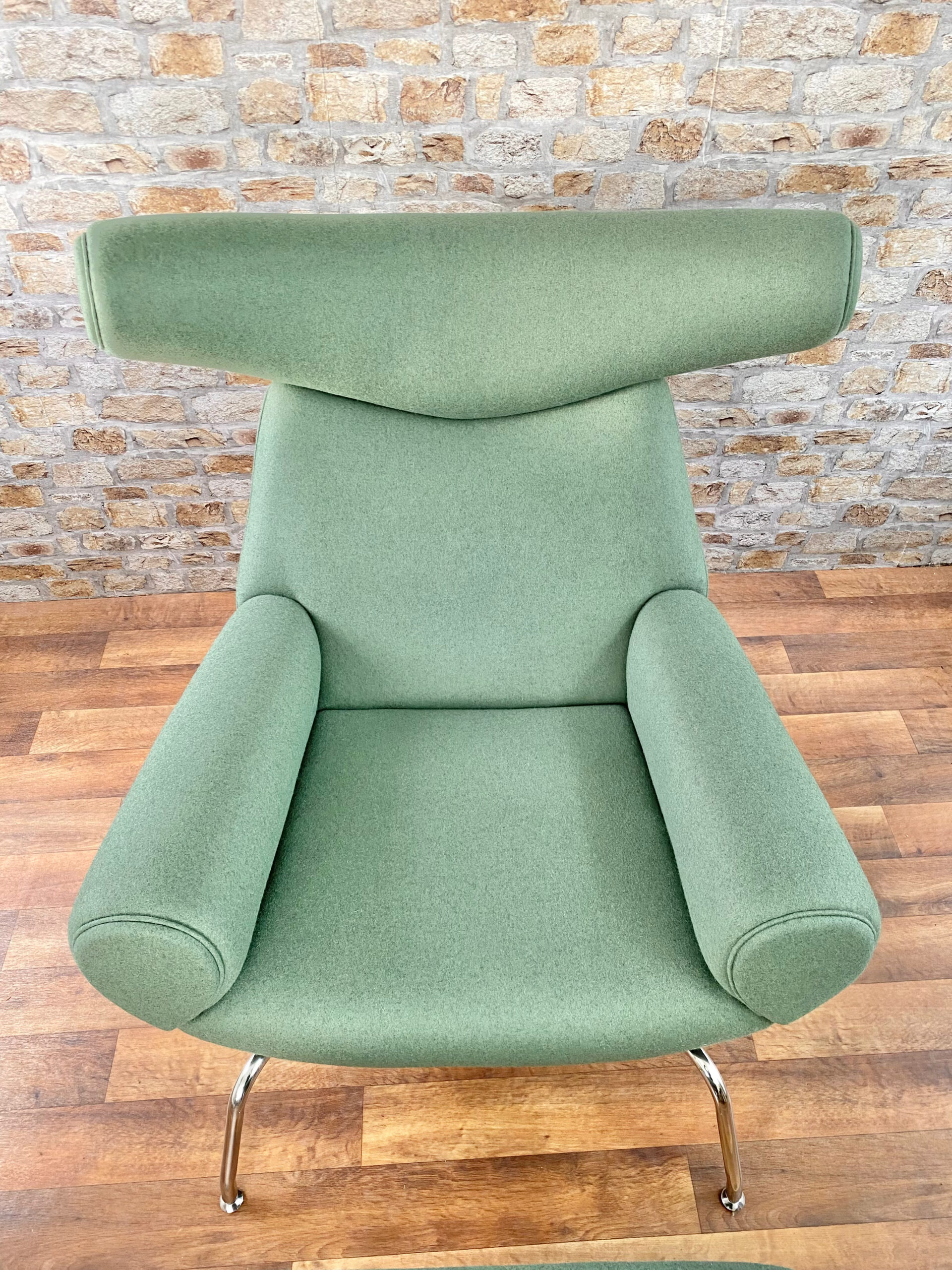 Replica Hans J Wegner Ox Chair & Ottoman