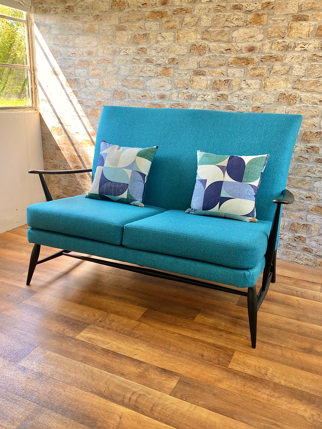 Mid Century Ercol 2 Seater Sofa