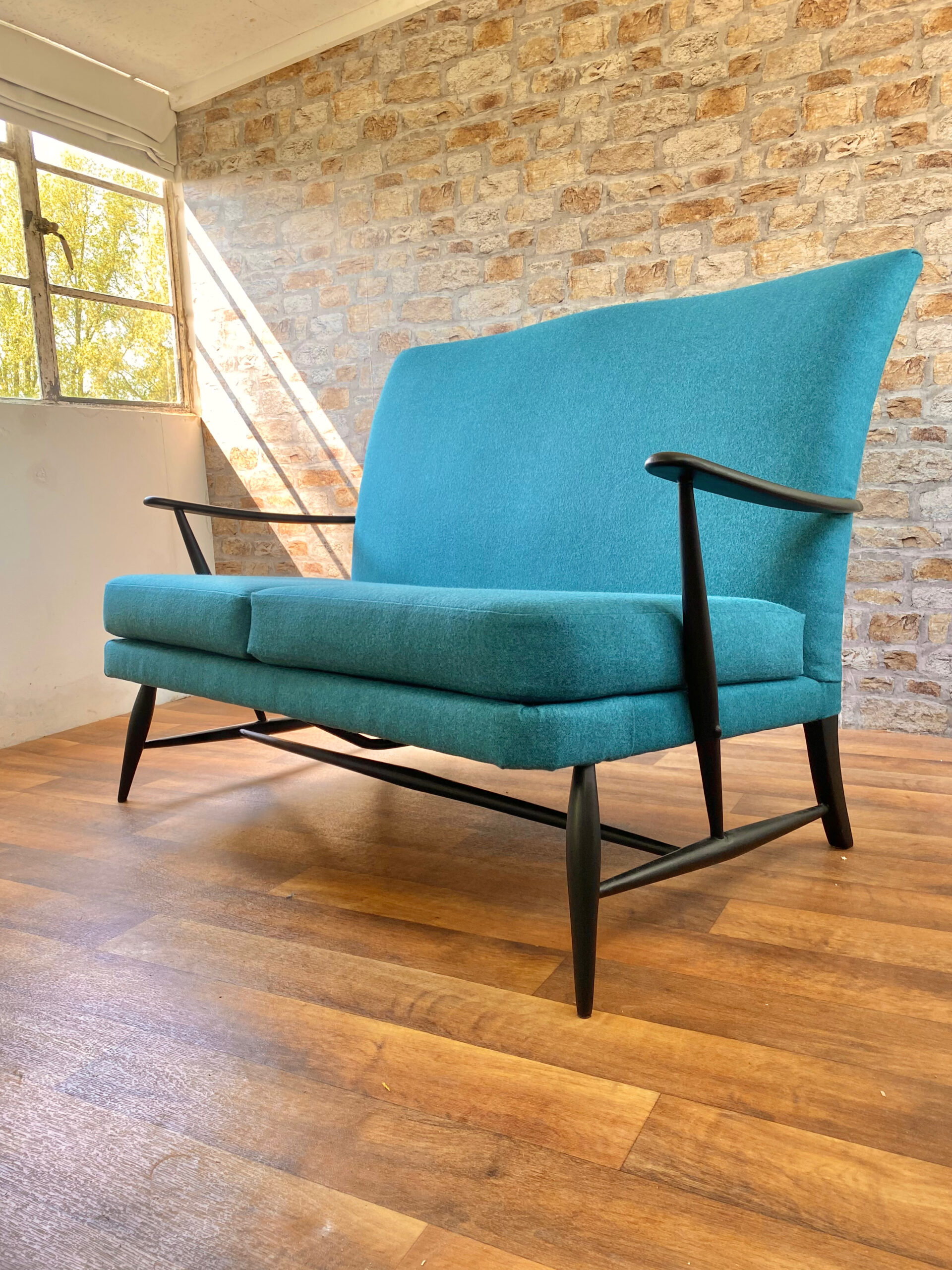 Mid Century Ercol 2 Seater Sofa