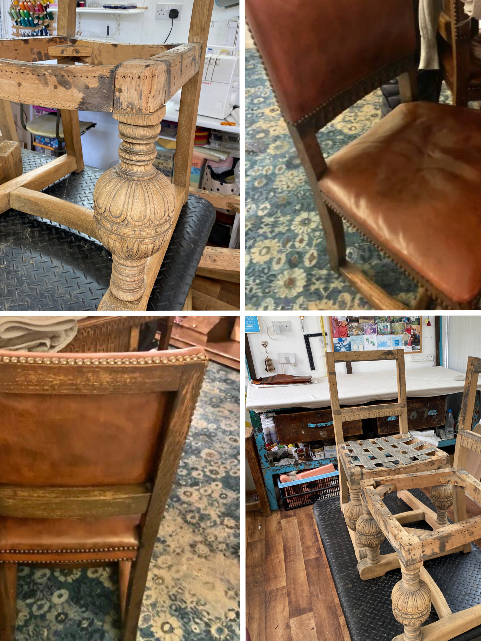 Dining Chairs prior to refurbishment