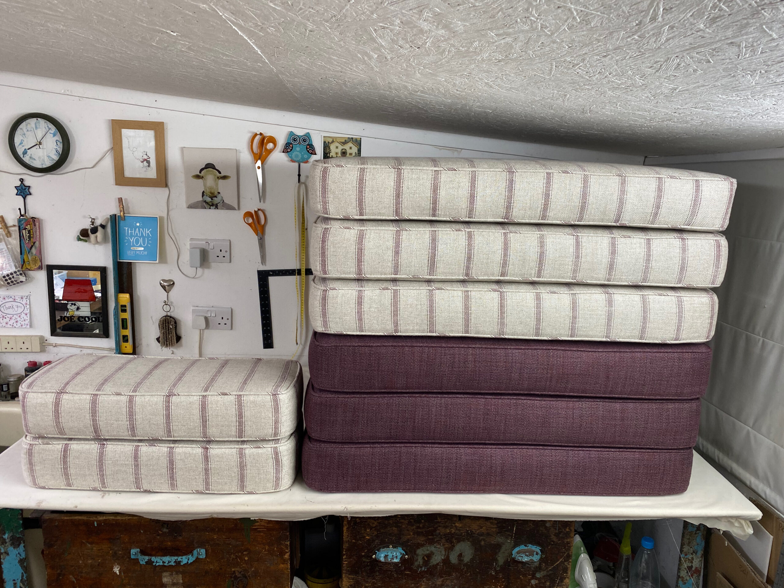 Box and scatter cushions from Take A Pew Box and scatter cushions from Take A Pew