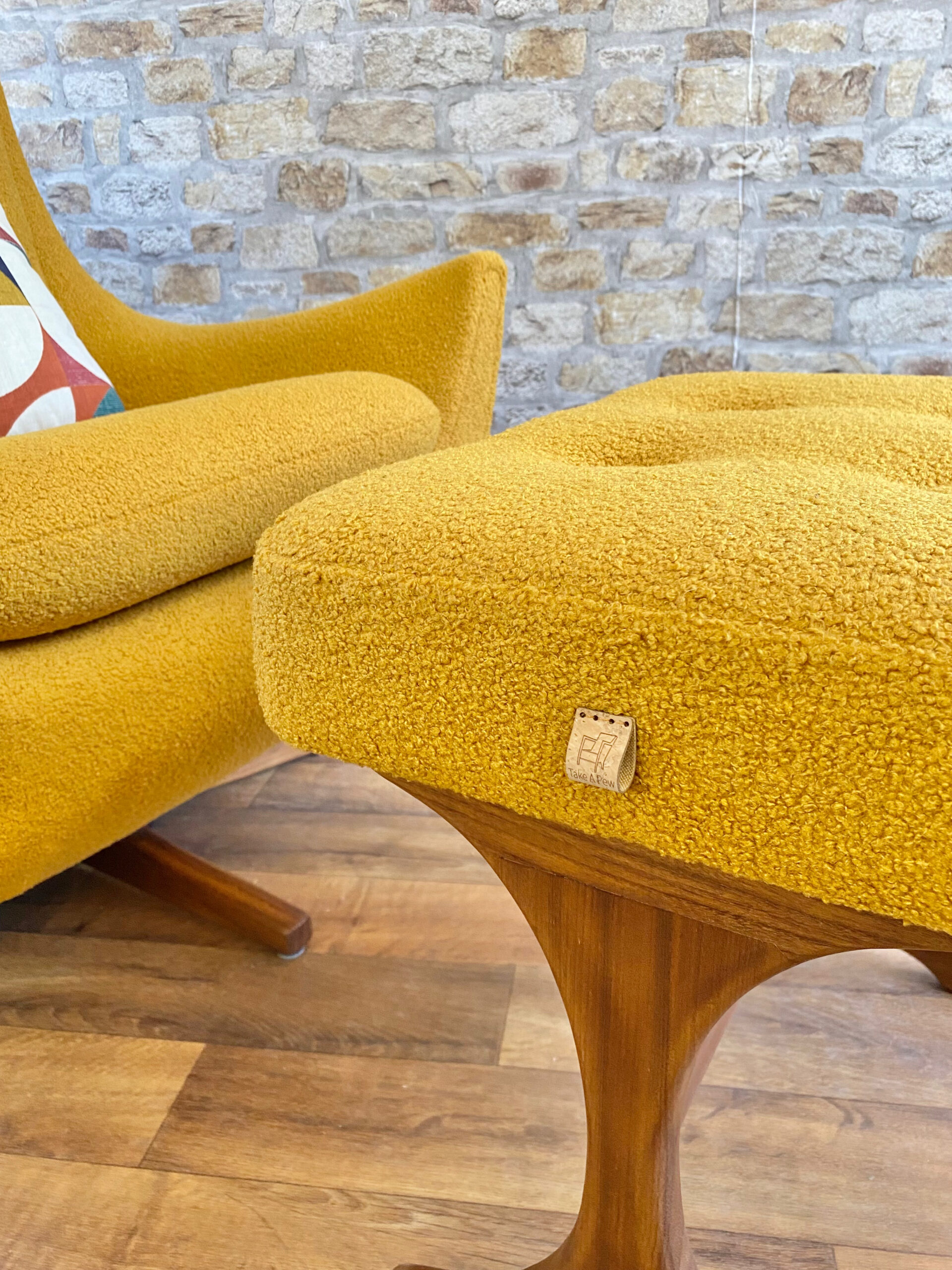 Parker Knoll 110/1 Chair & Footstool