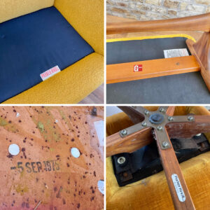 Parker Knoll Chair & G Plan Footstool