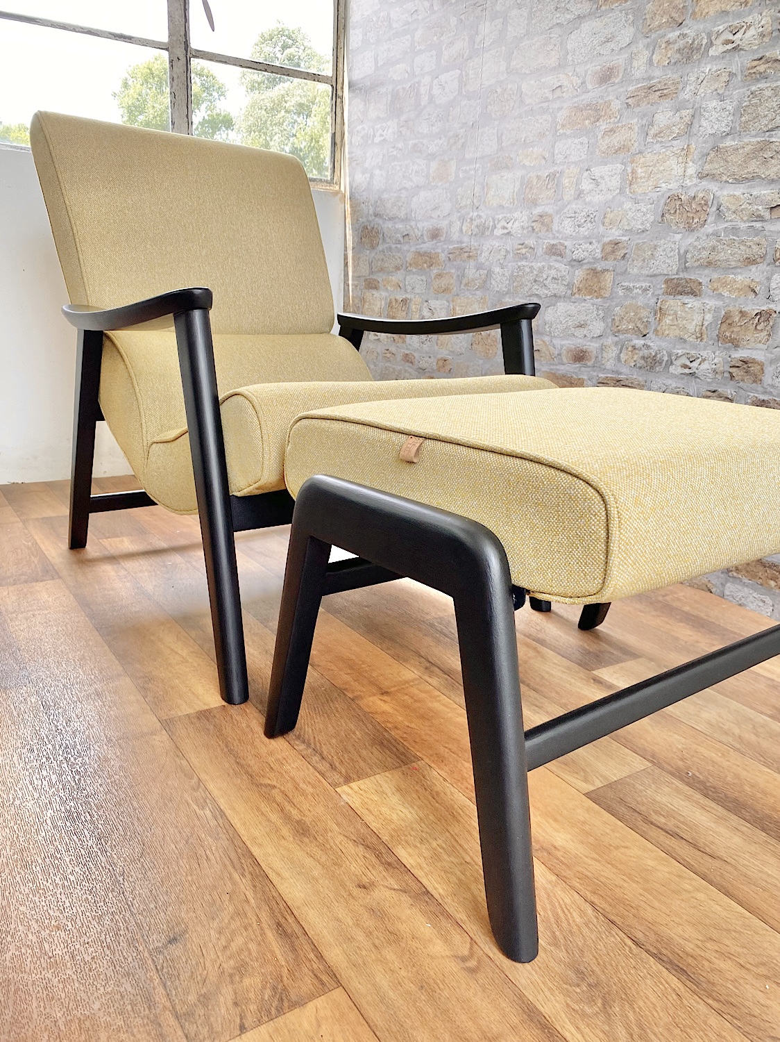 G Plan Siesta Chair and Footstool